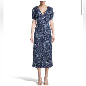 Nicole Miller Garden Blue Midi Dress 🌿